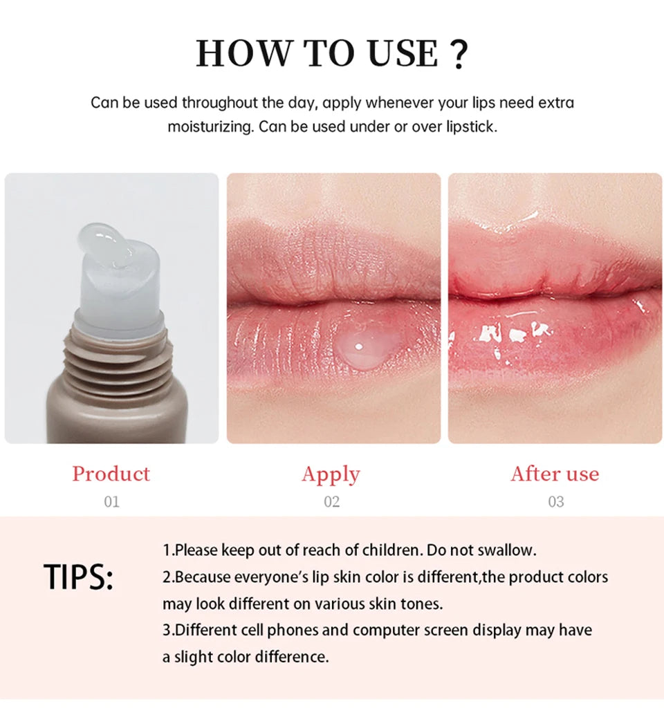 Hydrating Moisturizing Lip Balm Butter for Soft Glossy Lips