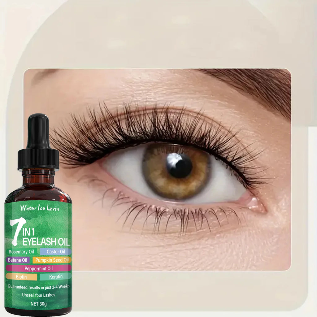 7 in 1 Eyelash Growth Oil Serum Natural Lash Nourishment Treatment