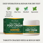 Tea Tree Oil Moisturizing Foot Cream for Cracked Heels