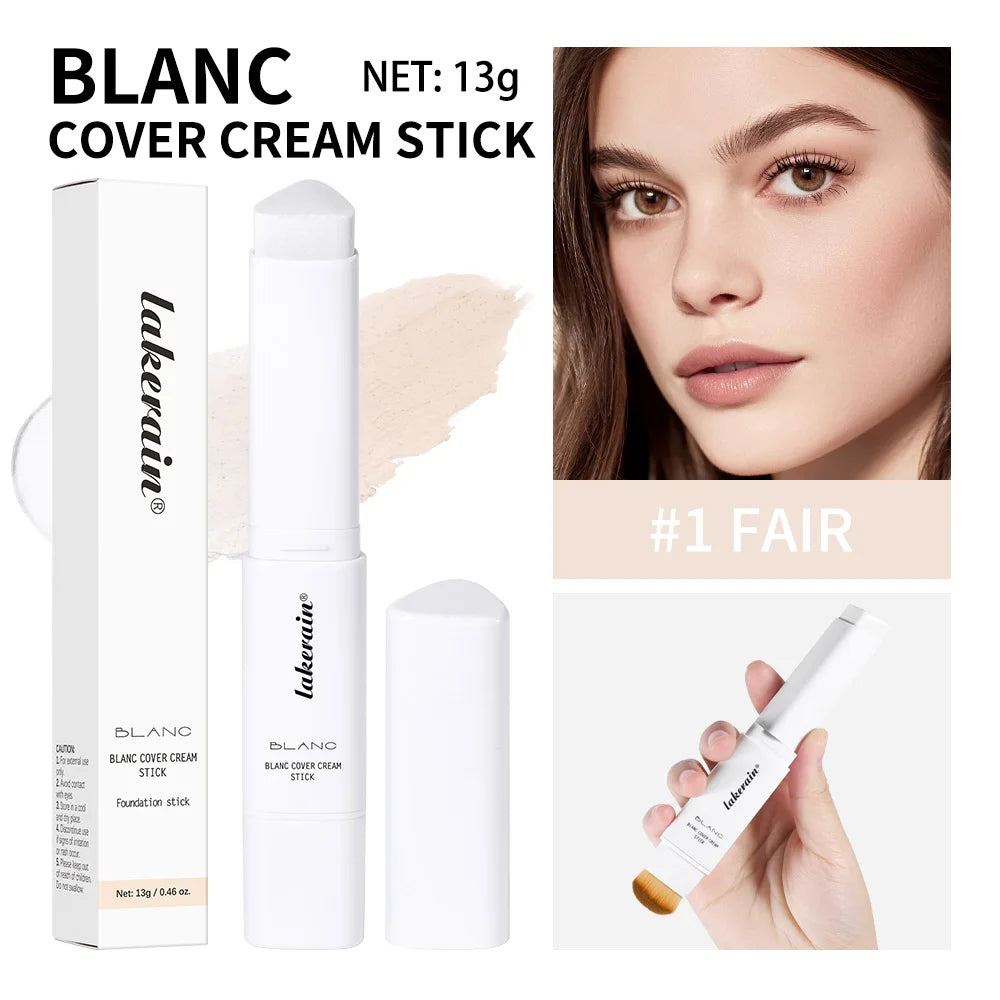 Full Coverage Foundation Cream Stick with Blending Brush - 24