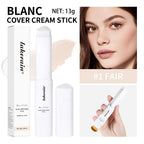 Full Coverage Foundation Cream Stick with Blending Brush
