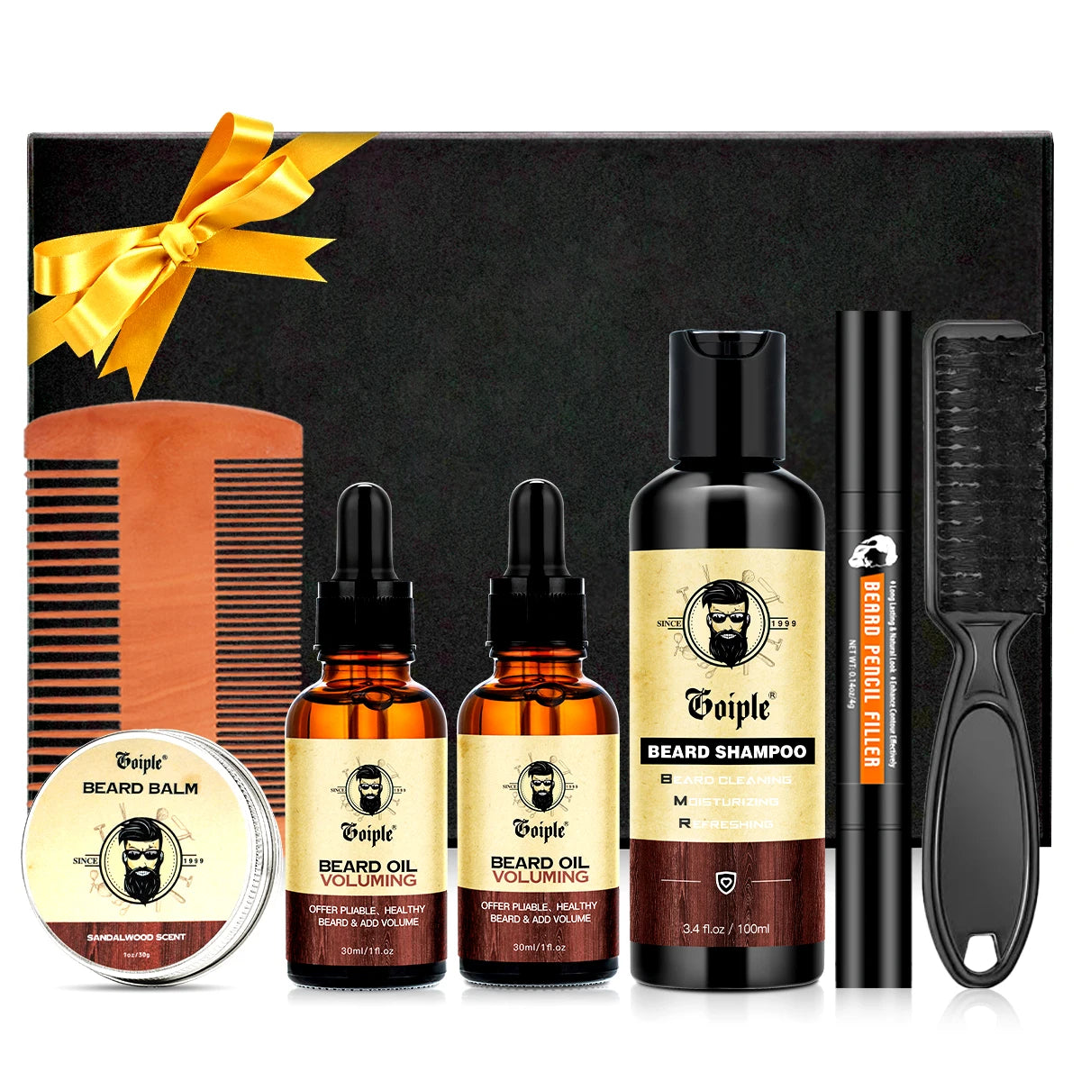 Goiple Beard Growth Care Kit Grooming Set for Men