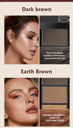 O'CHEAL Three Color Eyebrow Powder Waterproof Makeup Palette