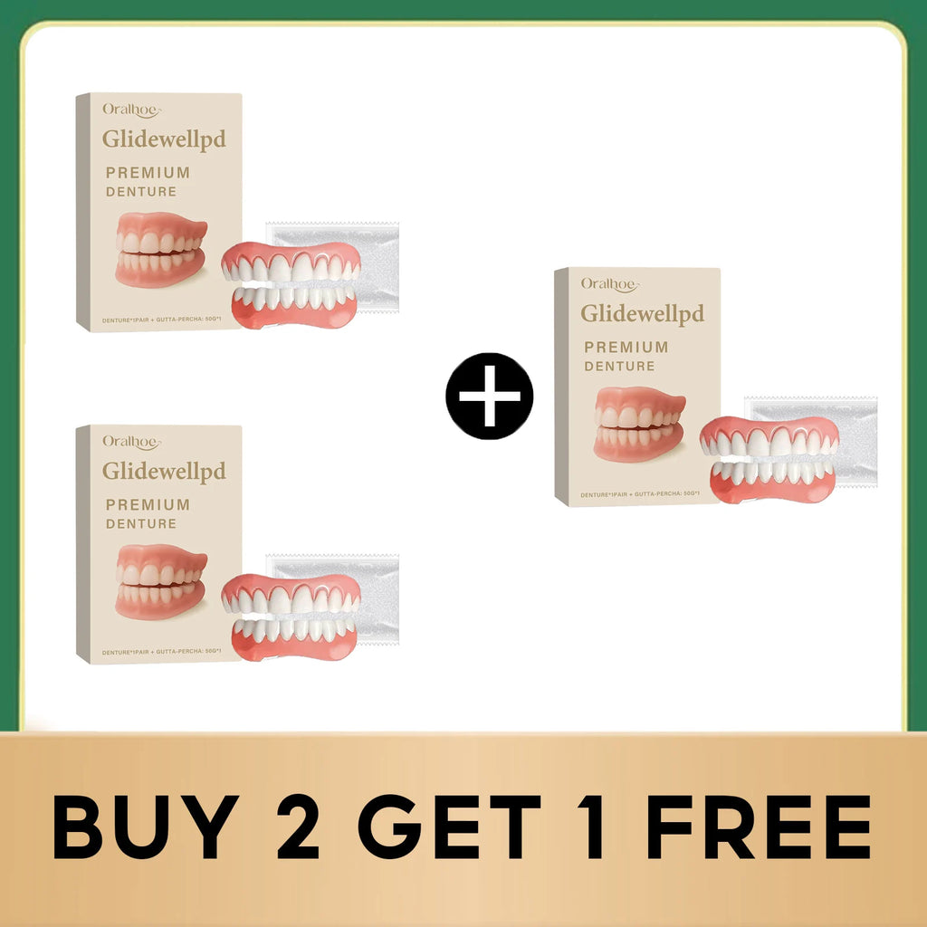 Temporary Silicone Denture Set for Smile Restoration