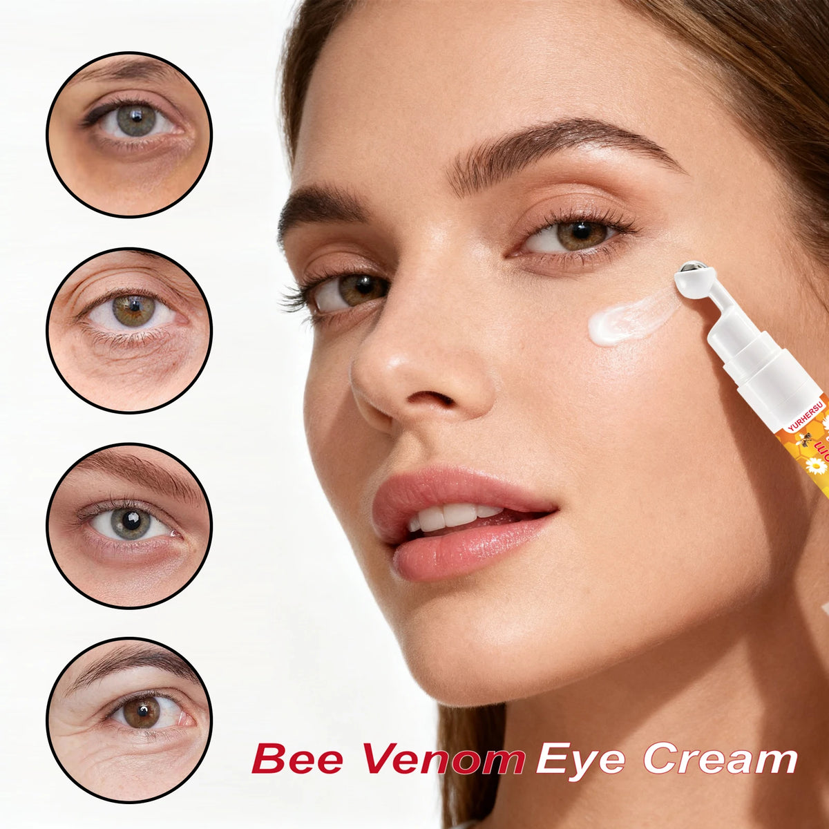 Bee Venom Eye Cream Stick for Dark Circles and Puffiness Treatment