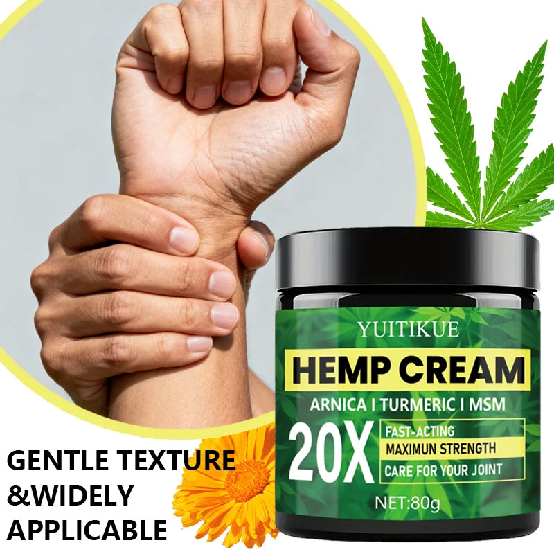 YUITIKUE Arnica Turmeric Joint Cream Fast Acting Muscle Pain Relief 80g - 4