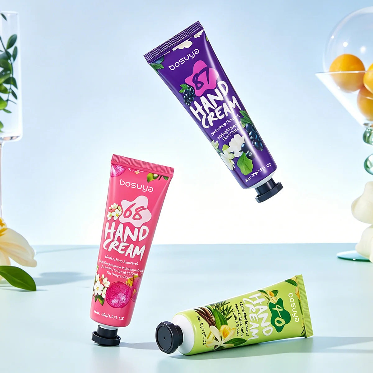 Bosuya Moisturizing Hand Cream Set Hydrating Lotion for Dry Skin