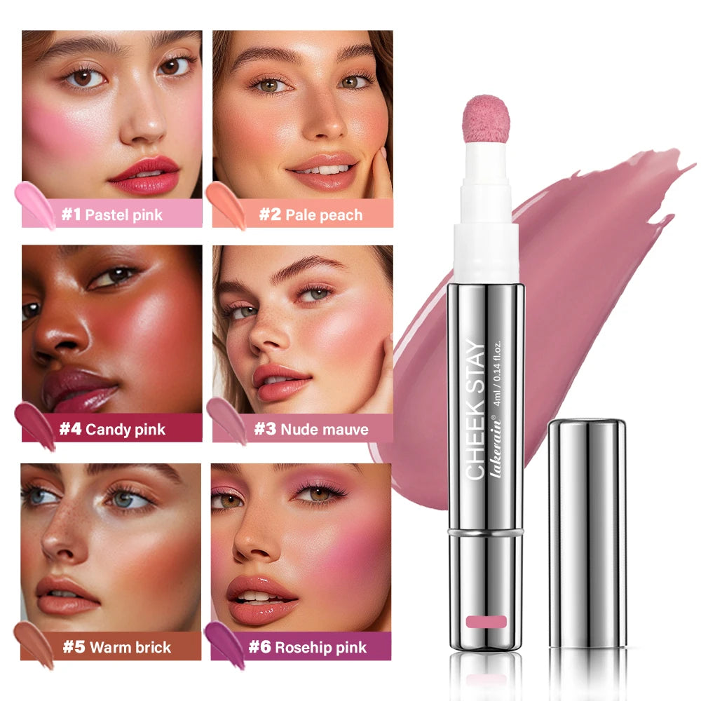 Liquid Blush Stick with Built-in Sponge Applicator - 2