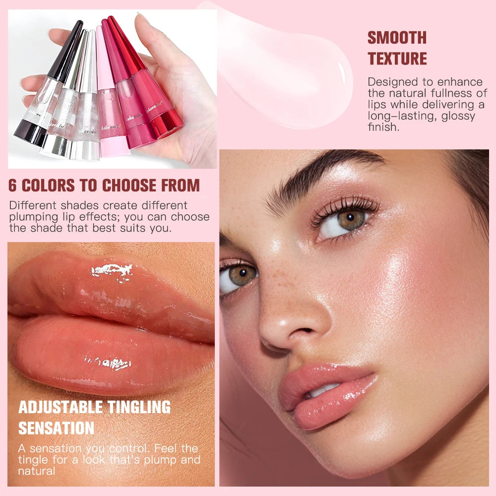 Hydrating Lip Plumper Gloss for Fuller Looking Lips - 3
