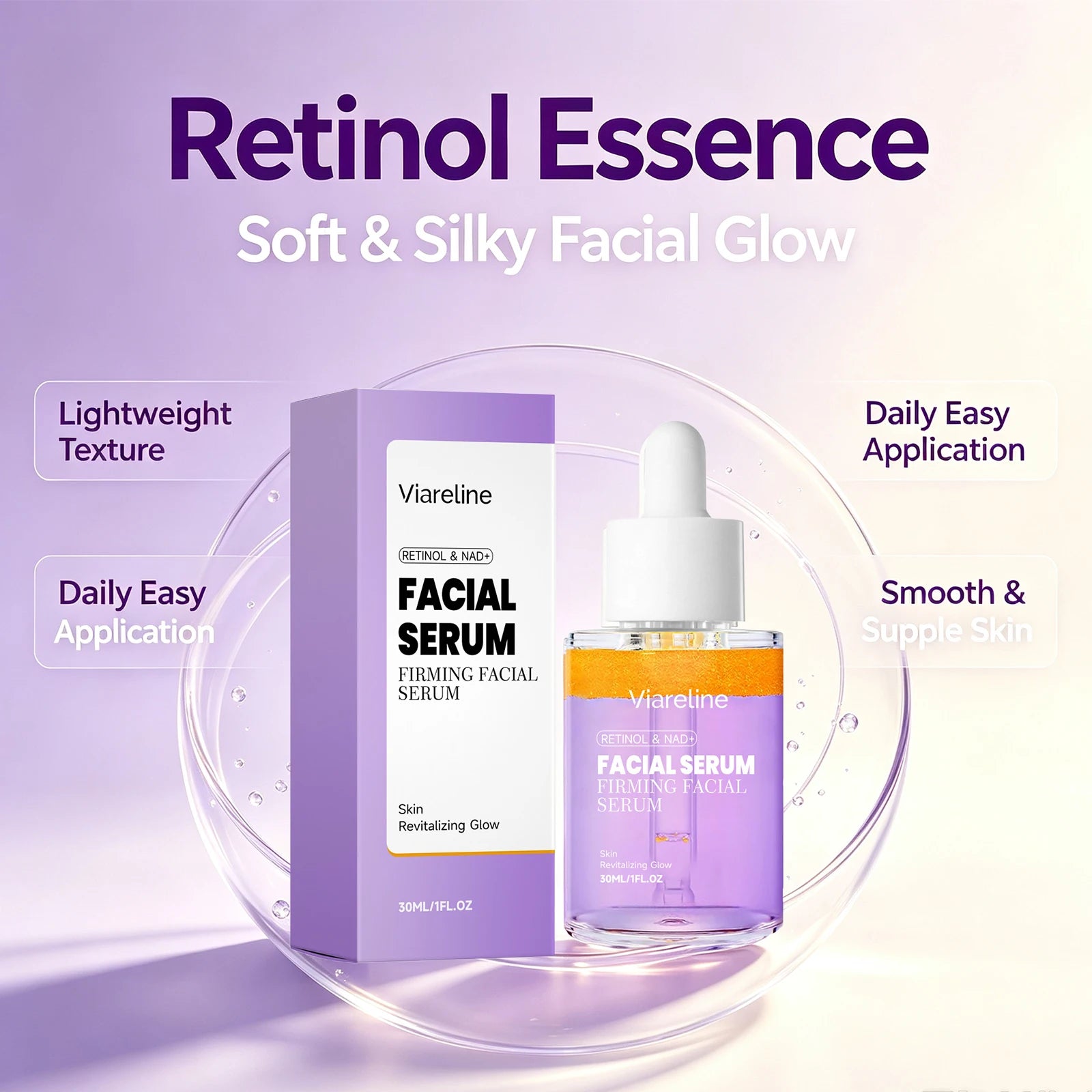 Retinol Anti-Aging Facial Serum for Firming and Smoothing Skin - 5