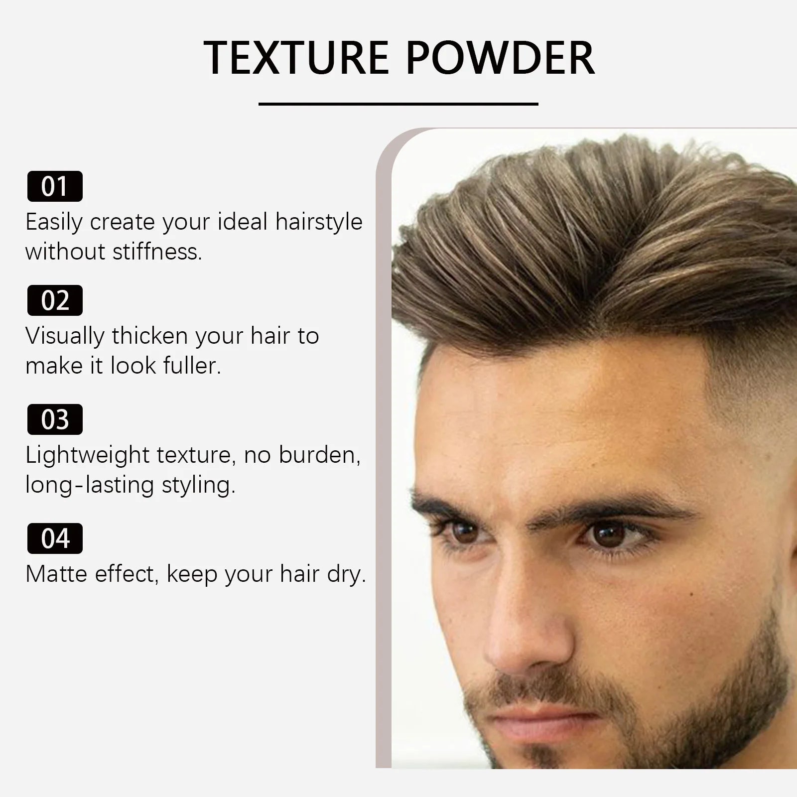 Meidian Hair Volumizing Powder Texture Styling Dust for Men - 10