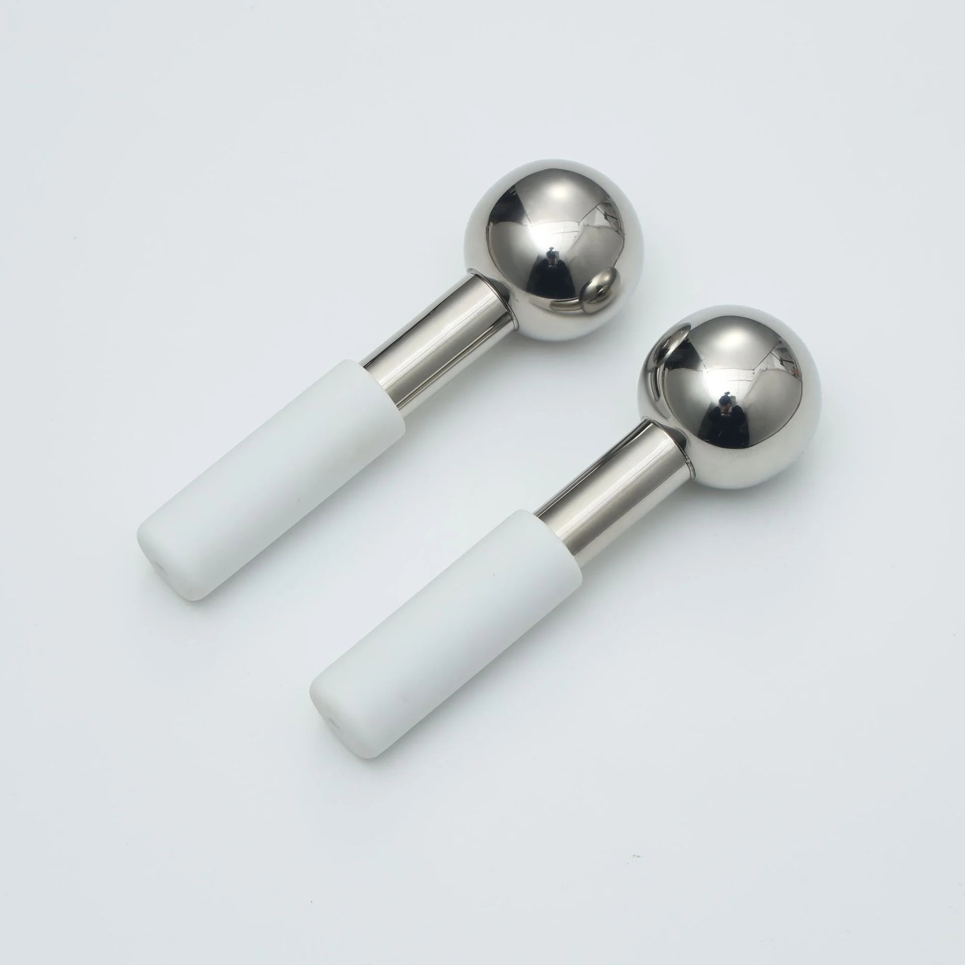 Stainless Steel Cooling Ice Globes for Facial Massage - 16