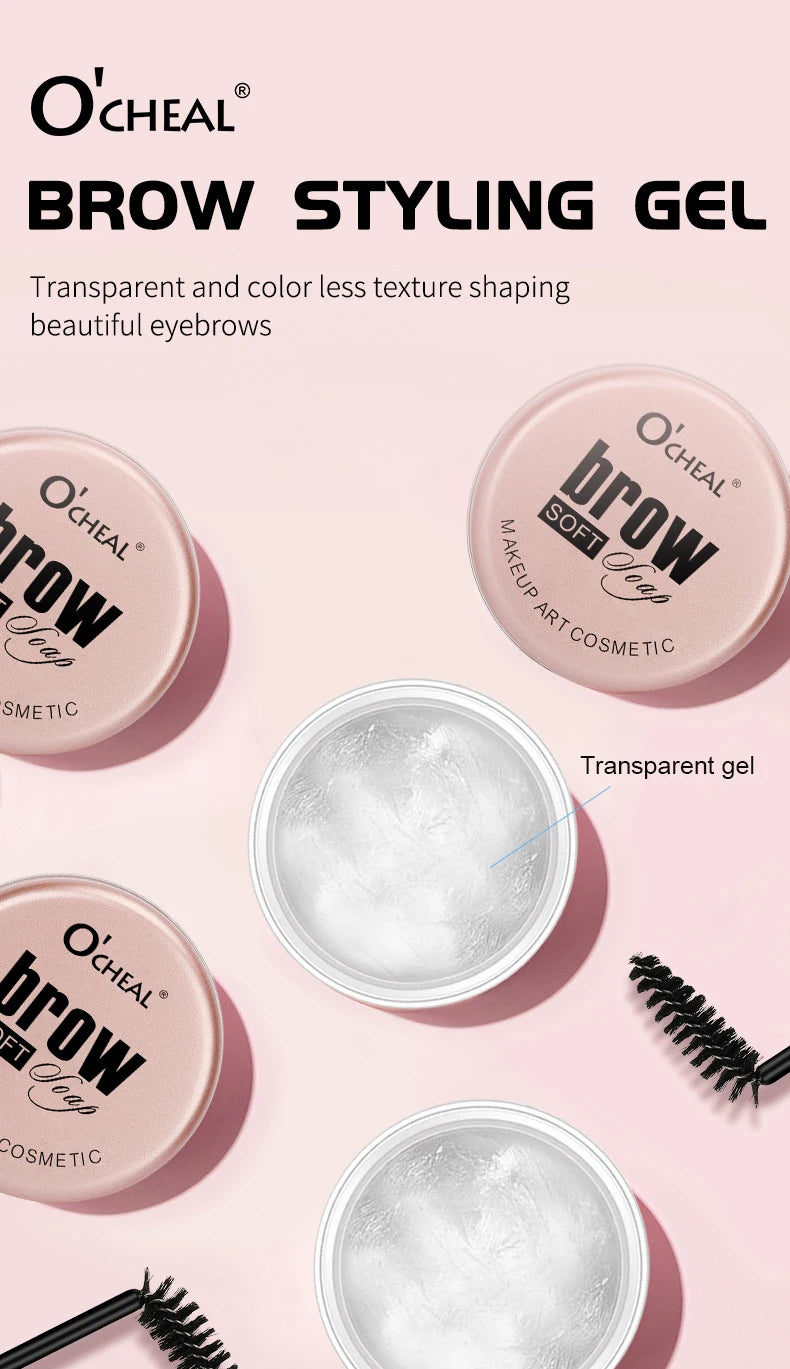 O'CHEAL Eyebrow Soap Sculpting Gel Waterproof Brow Styling Wax