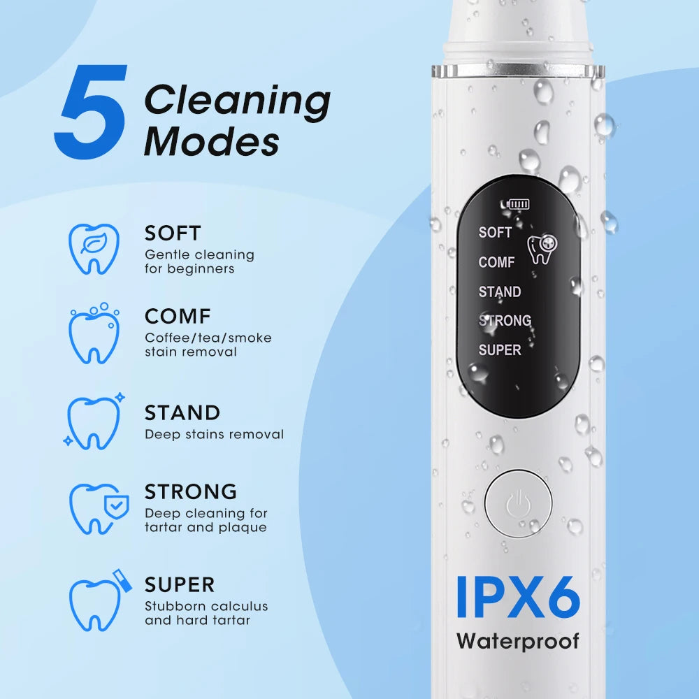 Ultrasonic Dental Scaler for Teeth Tartar and Plaque Removal - 3