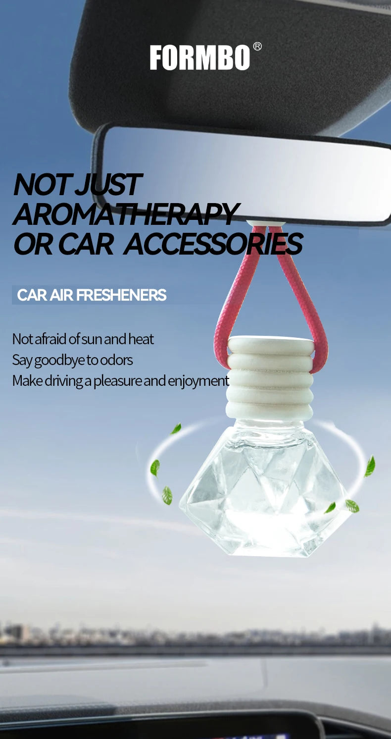 4 Pack Car Air Freshener Hanging Perfume Diffuser Odor Eliminator