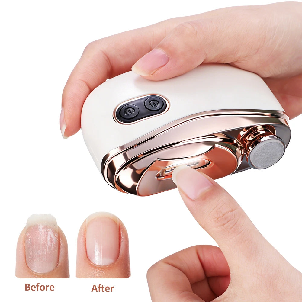 Automatic Electric Nail Clipper with LED Light - 1