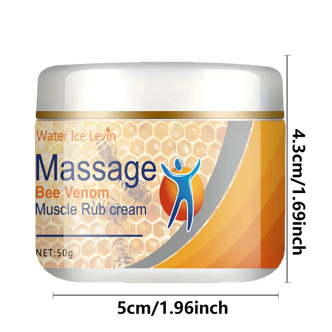 Bee Venom Muscle Massage Cream Soothing Body Rub 50g - 7