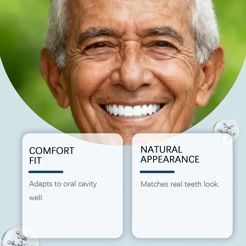 Instant Silicone Cosmetic Dentures for a Confident Smile