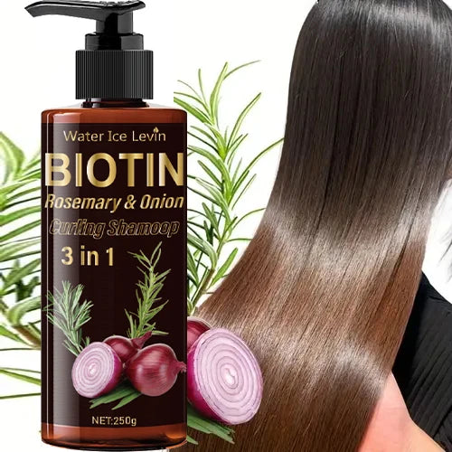 3-in-1 Biotin Rosemary and Onion Extract Hair Shampoo 250g