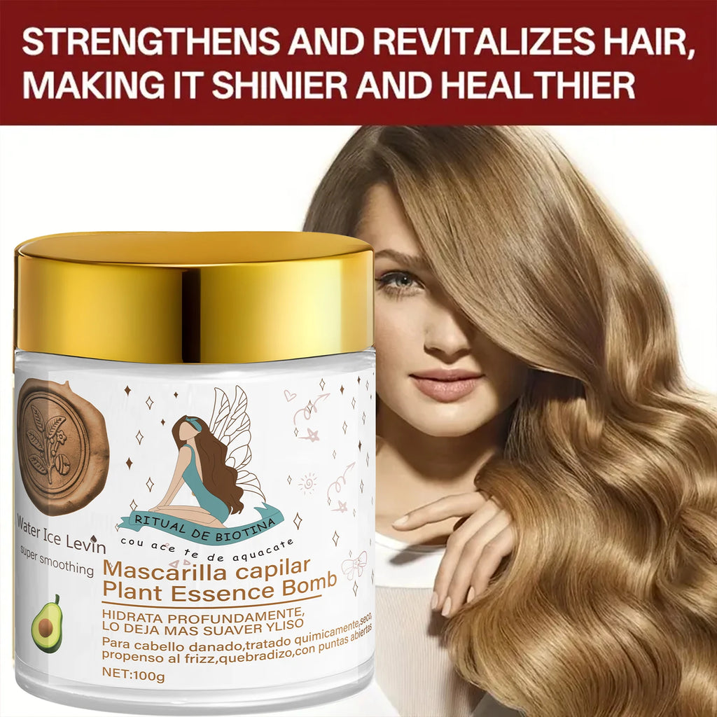 Plant-Based Essence Hair Mask 100g Moisturizing Repair Treatment