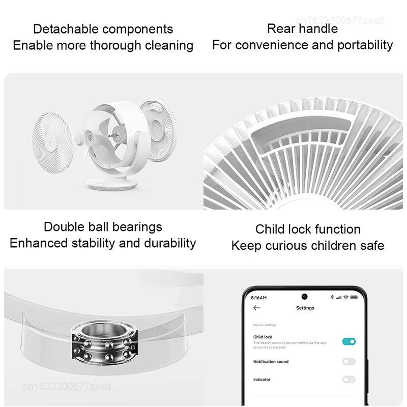 MIJIA DC Inverter Desktop Fan Smart Air Circulator App Controlled