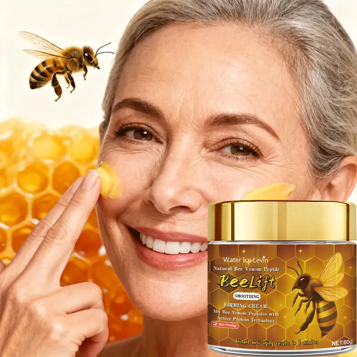 Bee Venom Peptide Firming Cream Anti Aging Moisturizer