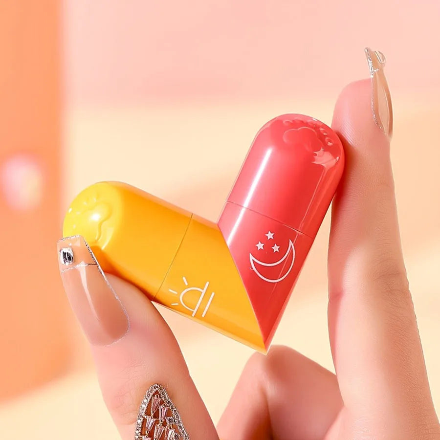 Nicor Double Head Lip Balm Moisturizing Lip Care Treatment - 7