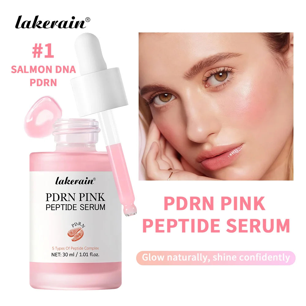 Salmon DNA PDRN Peptide Face Serum for Radiant Skin Glow