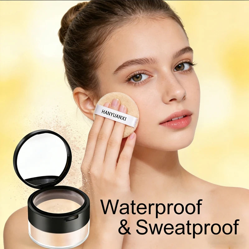 Hanyuanxi Matte Loose Powder Waterproof Long Lasting Finishing Powder