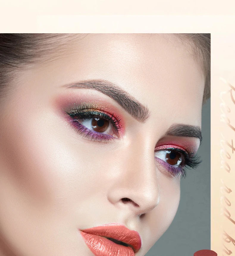 Shiny Lipstick Waterproof Long Lasting Glitter Lip Gloss