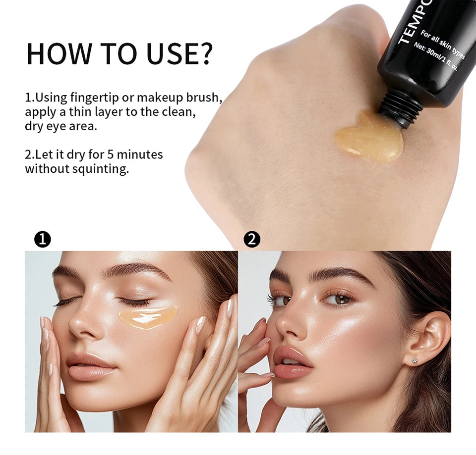Instant Temporary Eye Tightening Cream for Fine Lines and Puffiness