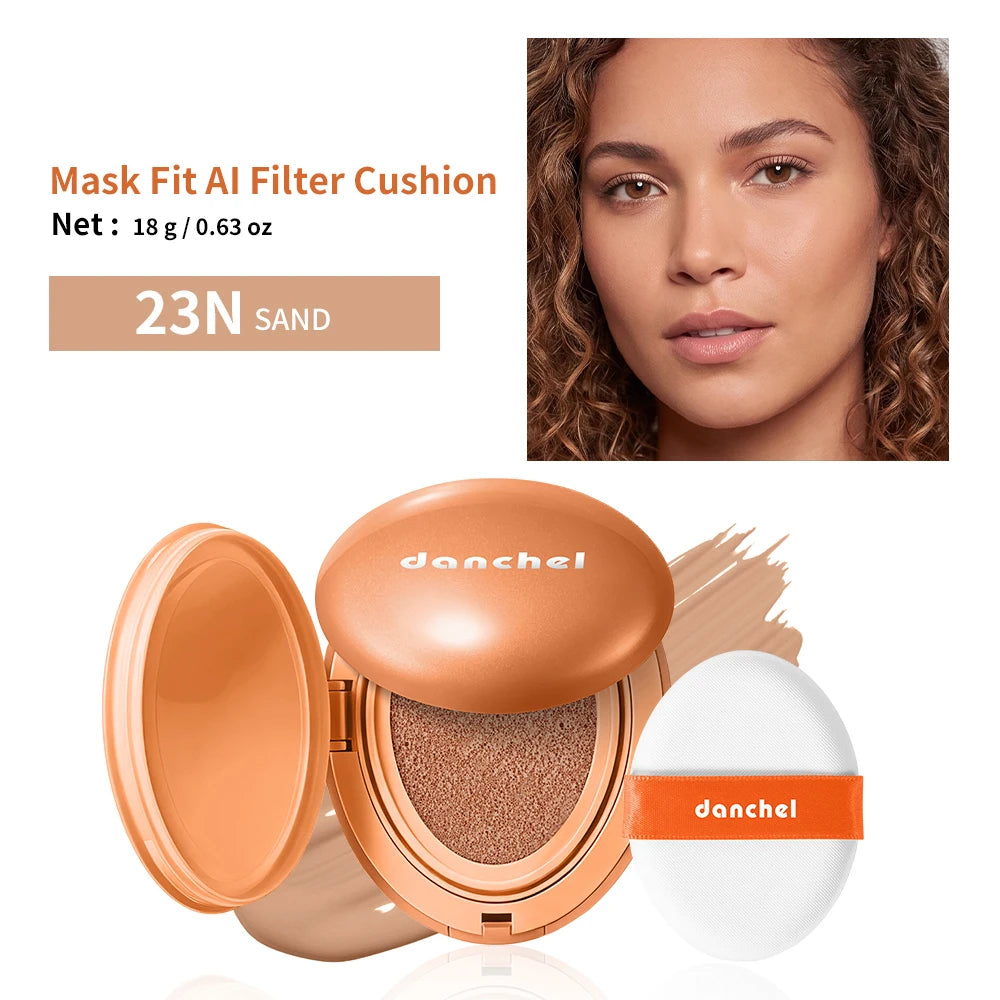 Sunscreen Cushion Foundation for Flawless Semi-Matte Coverage - 25