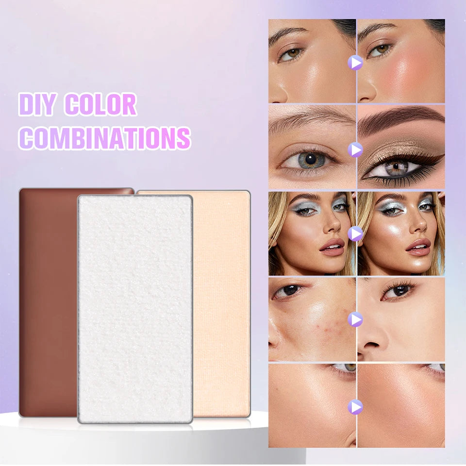 Magnetic DIY Multi-Use Makeup Palette for Eyeshadow and Face