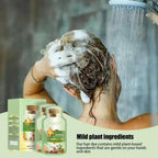 100ml 3 in 1 Herbal Hair Dye Shampoo for Gray Hair Coverage
