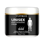 Unisex Body Hair Removal Cream 60g Painless Hair Remover