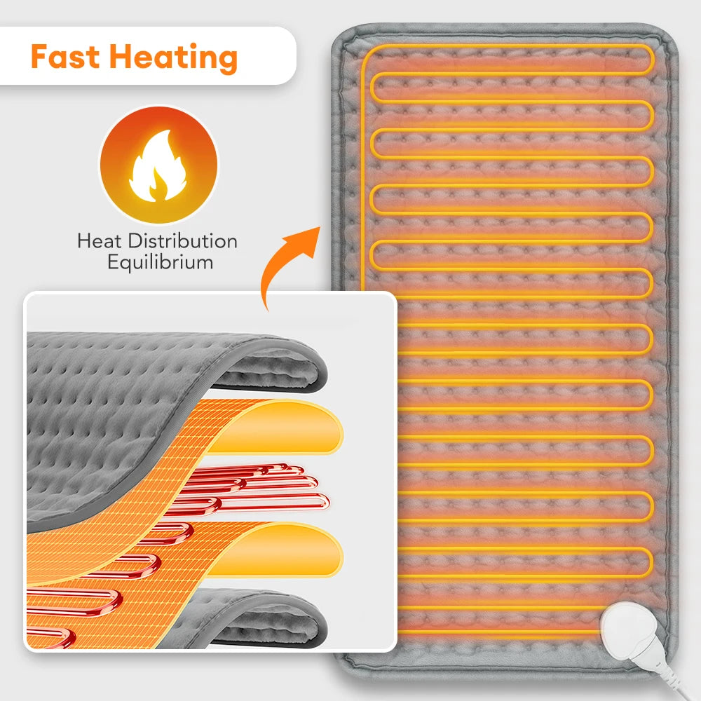 Electric Heating Pad for Pain Relief and Muscle Relaxation - 14