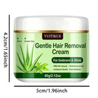 YUITIKUE Aloe Green Tea Hair Removal Cream Gentle Body Depilatory 60g