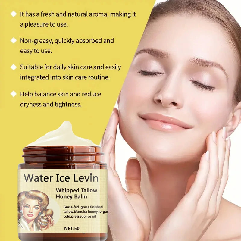 Water Ice Levin Honey Collagen Face Cream Moisturizing Balm 50g