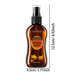 YUITIKUE Natural Sun Tanning Lotion Streak Free Body Bronzer Spray 80ml