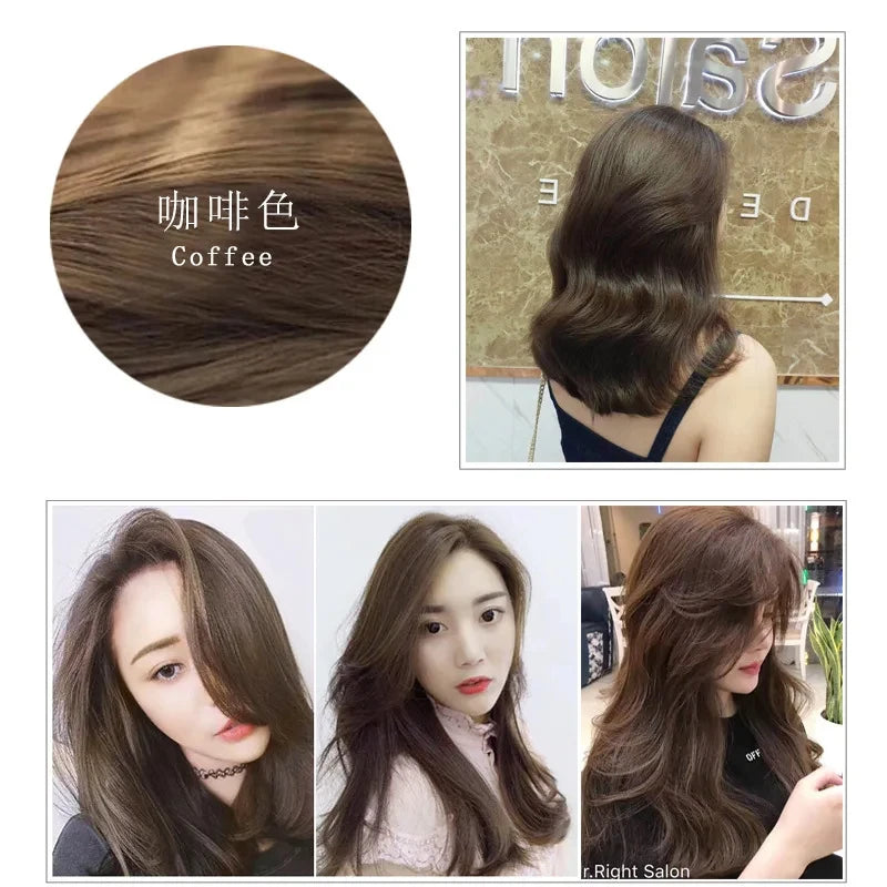500ml Herbal Hair Color Shampoo for Gray Hair Coverage and Shine - 29