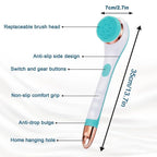 Electric Rotating Back Scrubber and Exfoliating Shower Brush