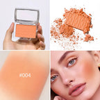 Embossed Matte Blush Palette with Makeup Brush