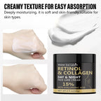 Retinol Collagen Face Cream Vitamin C Moisturizer for Anti Aging