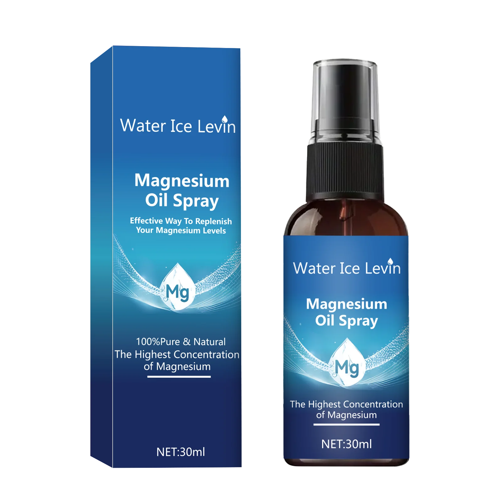 Magnesium Oil Spray Moisturizing Body and Face Massage Serum 30ml - 7