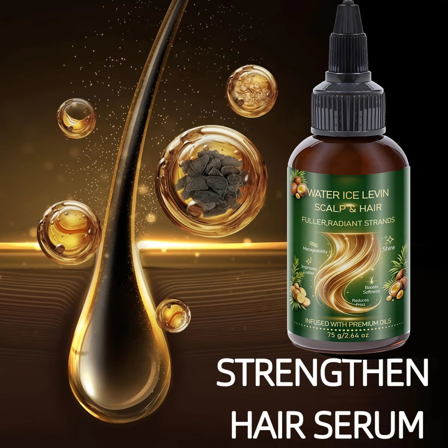 Biotin and Keratin Infused Hair Oil for Frizz Control and Shine - 9