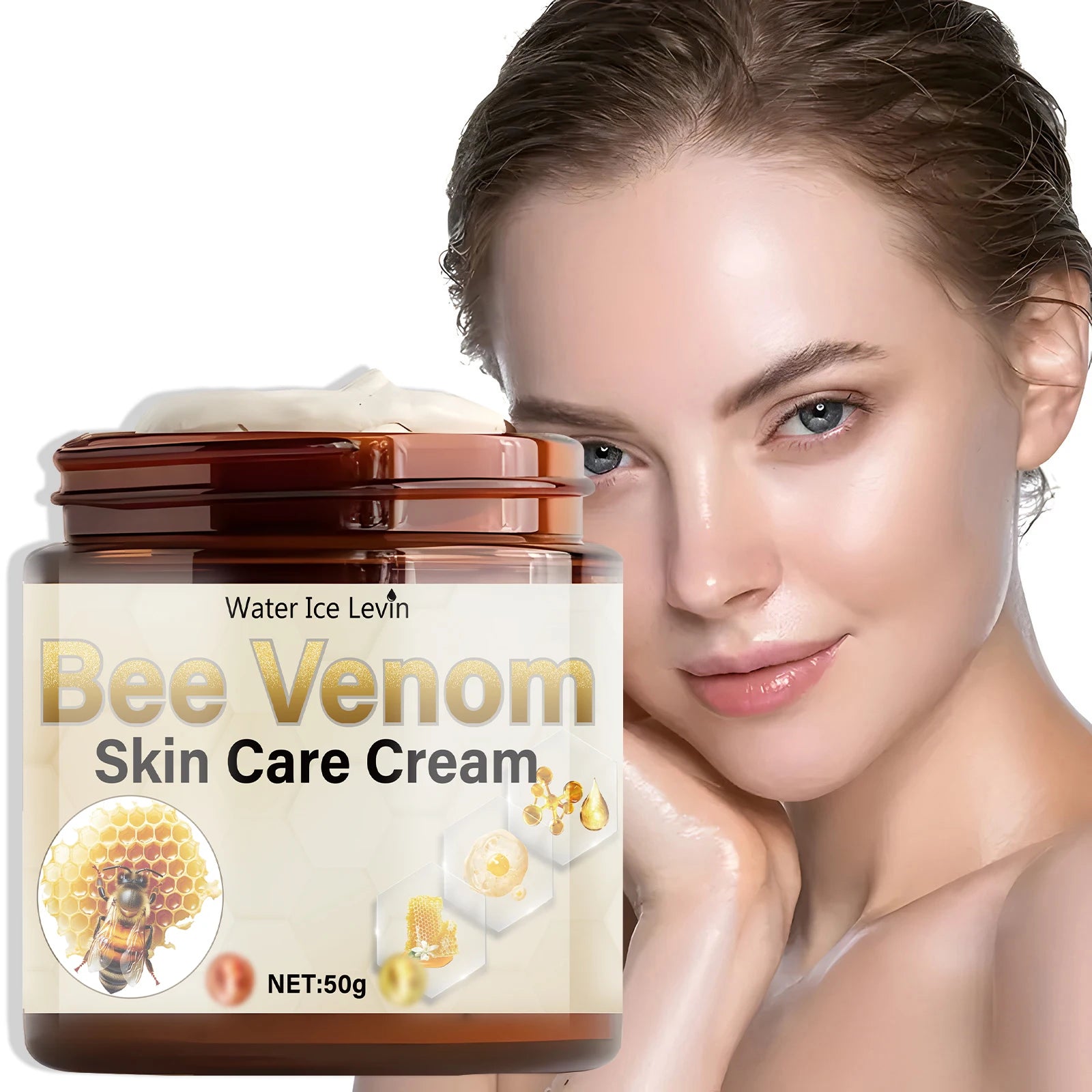 Bee Venom Anti Aging Face Cream Firming Moisturizer for Wrinkles - 7