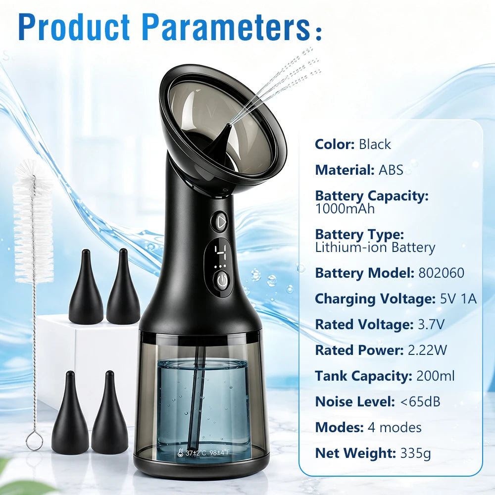 Electric Ear Wax Removal Irrigation Kit with LED Display