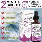 2 Minute Face Lift Serum Retinol and Collagen Firming Anti Aging Oil
