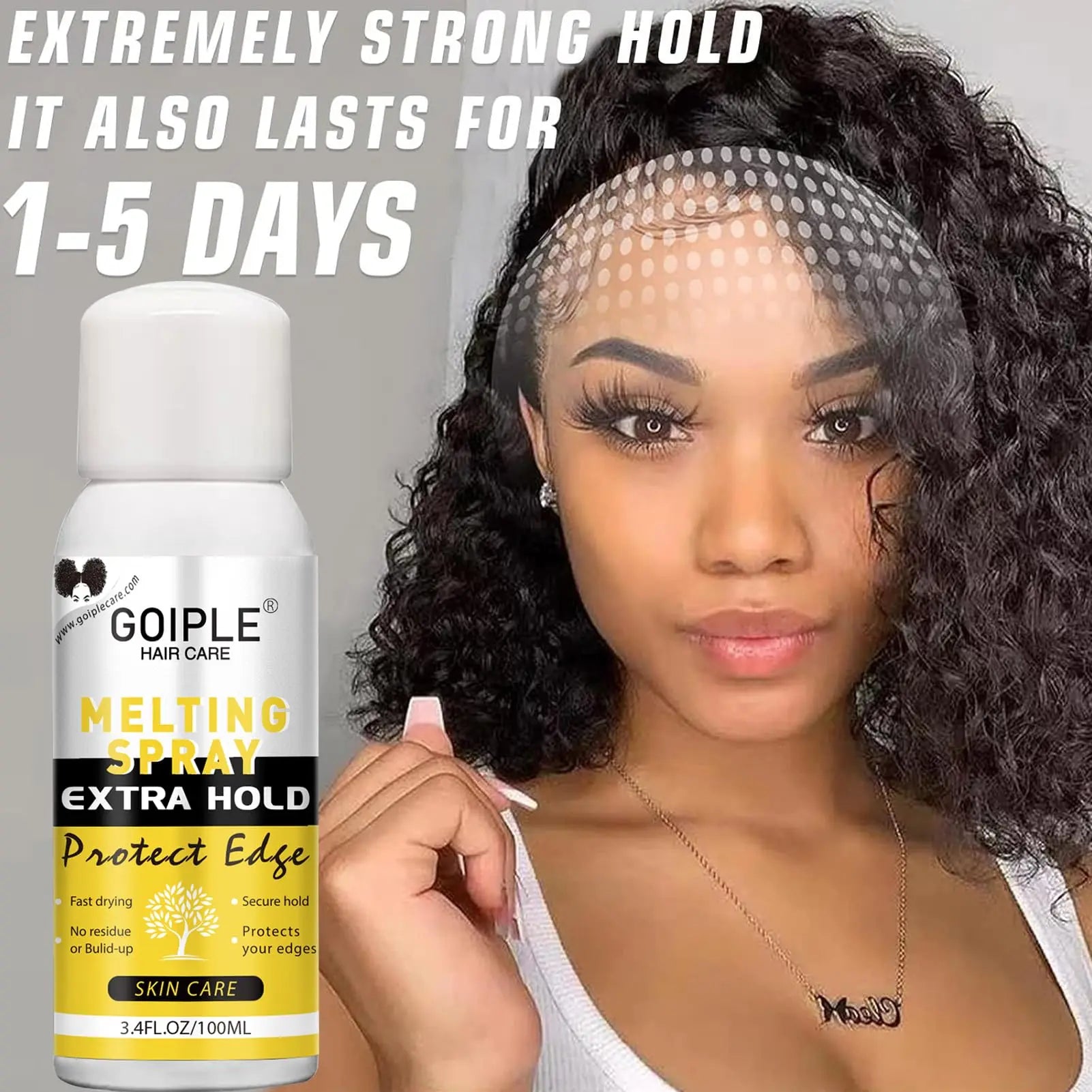 8 Piece Lace Wig Installation and Removal Kit with Melting Spray and Gel
