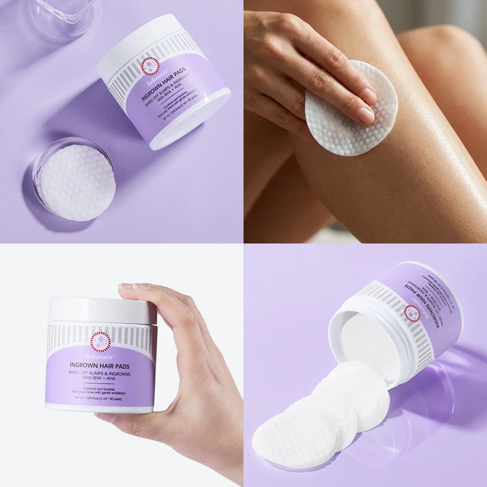 Ingrown Hair Treatment Pads for Razor Bumps and Shaving Irritation - 15